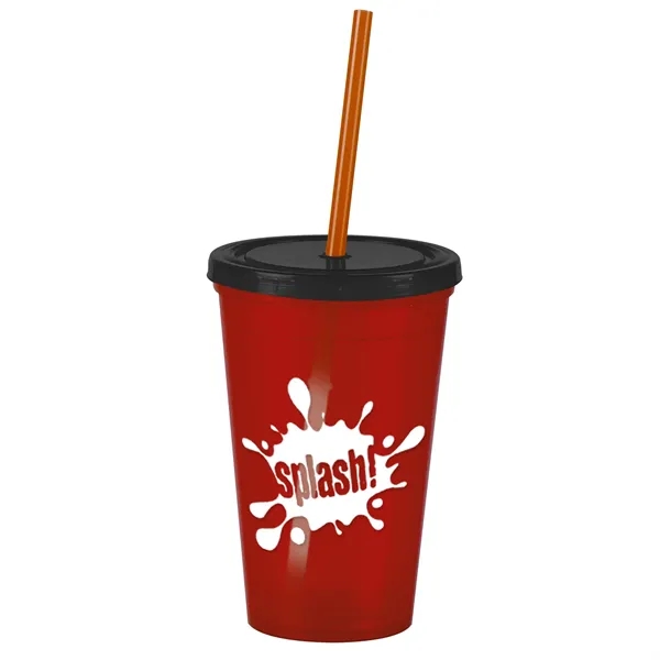 16 oz Insulated Straw Tumbler... from ASI 40480 Koozie Group