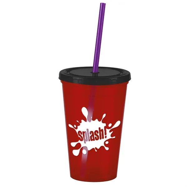 16 oz Insulated Straw Tumbler... from ASI 40480 Koozie Group