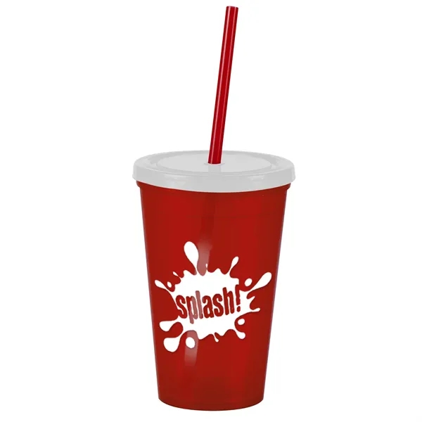 16 oz Insulated Straw Tumbler... from ASI 40480 Koozie Group