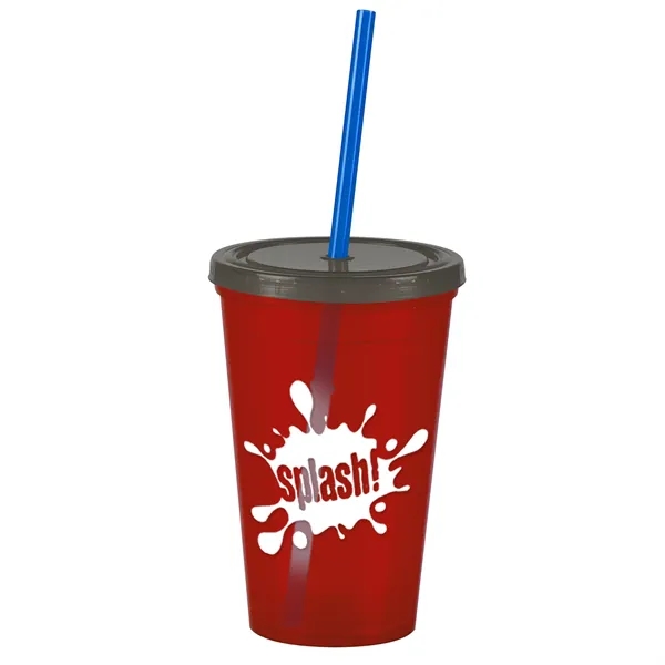 16 oz Insulated Straw Tumbler... from ASI 40480 Koozie Group