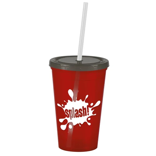 16 oz Insulated Straw Tumbler... from ASI 40480 Koozie Group