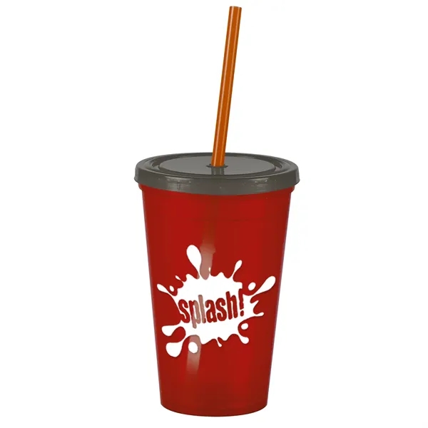 16 oz Insulated Straw Tumbler... from ASI 40480 Koozie Group