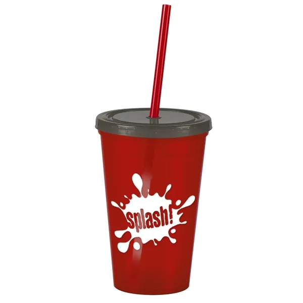 16 oz Insulated Straw Tumbler... from ASI 40480 Koozie Group