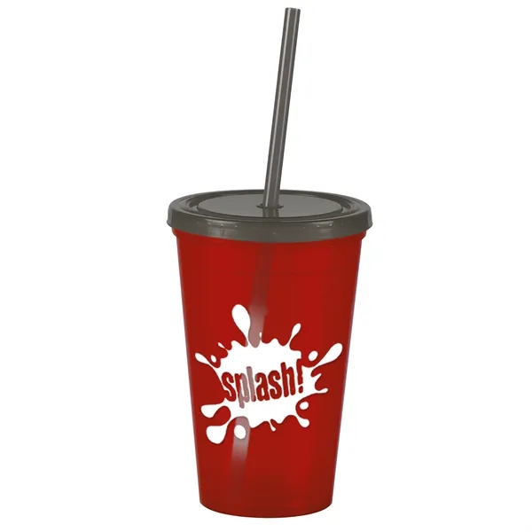 16 oz Insulated Straw Tumbler... from ASI 40480 Koozie Group