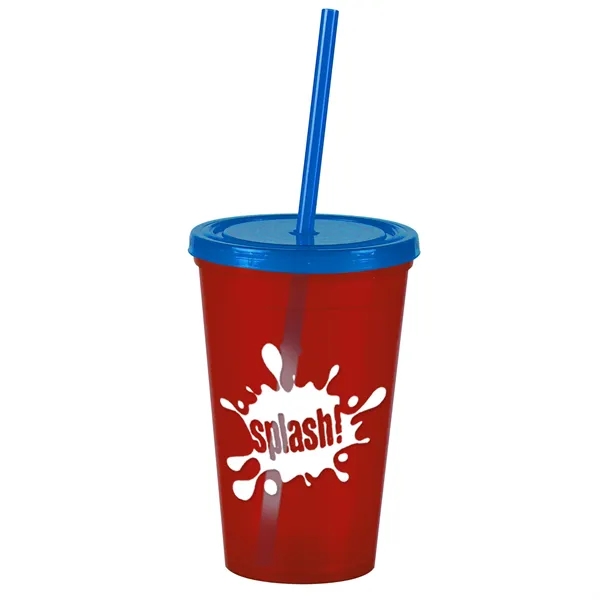 16 oz Insulated Straw Tumbler... from ASI 40480 Koozie Group