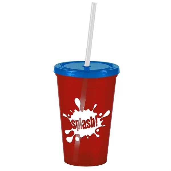 16 oz Insulated Straw Tumbler... from ASI 40480 Koozie Group