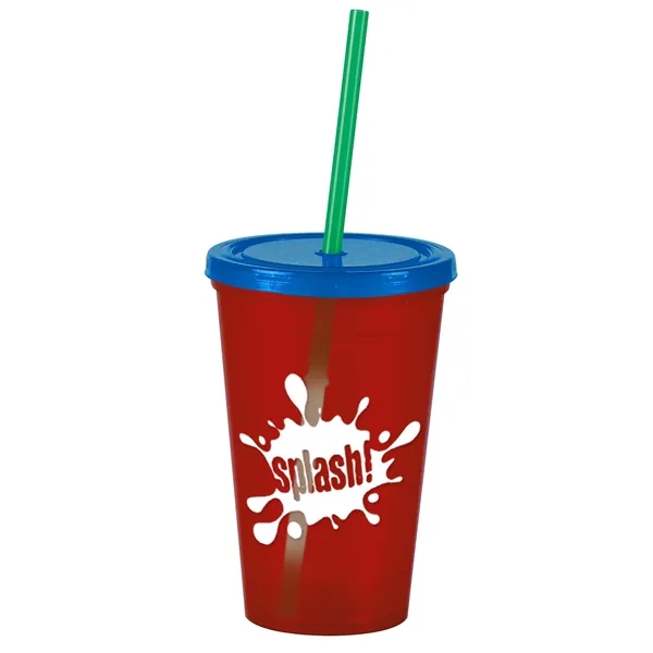 16 oz Insulated Straw Tumbler... from ASI 40480 Koozie Group