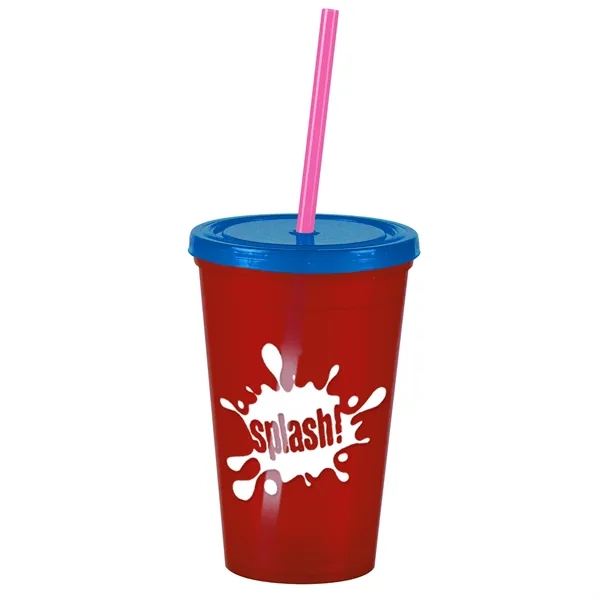 16 oz Insulated Straw Tumbler... from ASI 40480 Koozie Group