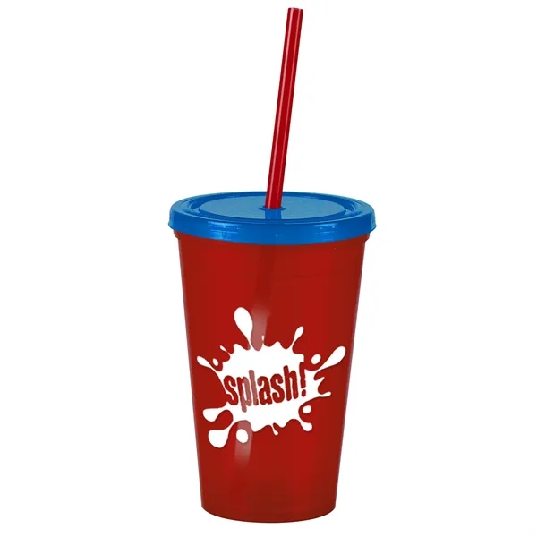 16 oz Insulated Straw Tumbler... from ASI 40480 Koozie Group