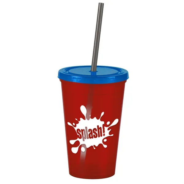 16 oz Insulated Straw Tumbler... from ASI 40480 Koozie Group