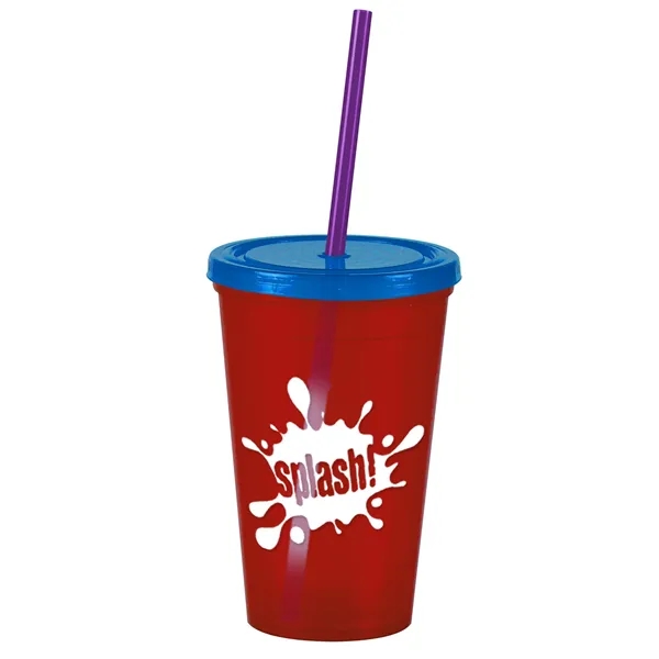 16 oz Insulated Straw Tumbler... from ASI 40480 Koozie Group