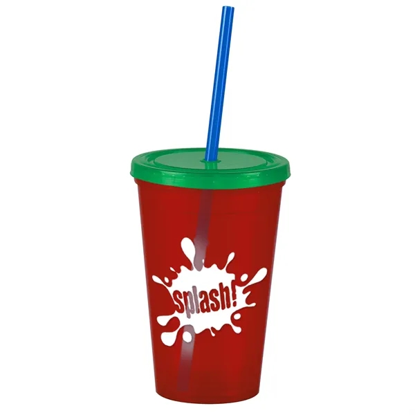 16 oz Insulated Straw Tumbler... from ASI 40480 Koozie Group