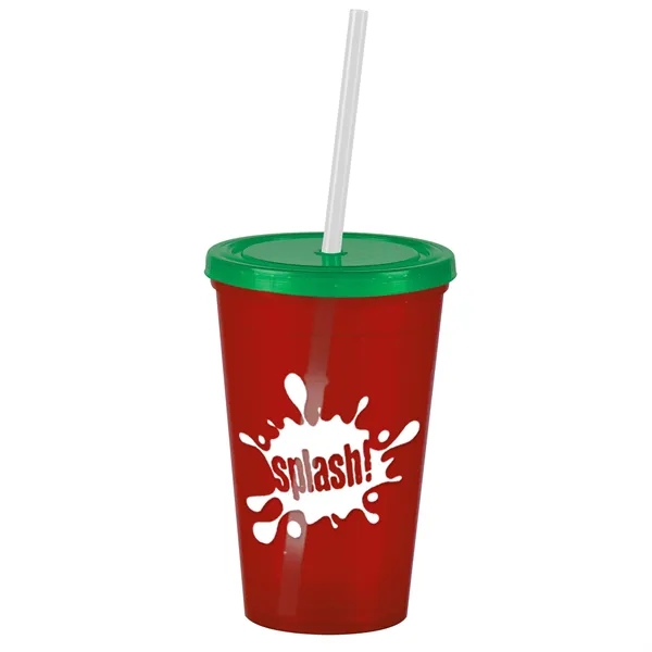 16 oz Insulated Straw Tumbler... from ASI 40480 Koozie Group