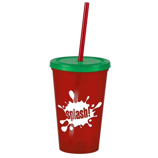 16 oz Insulated Straw Tumbler... from ASI 40480 Koozie Group