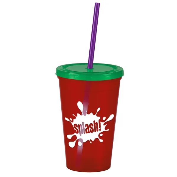 16 oz Insulated Straw Tumbler... from ASI 40480 Koozie Group