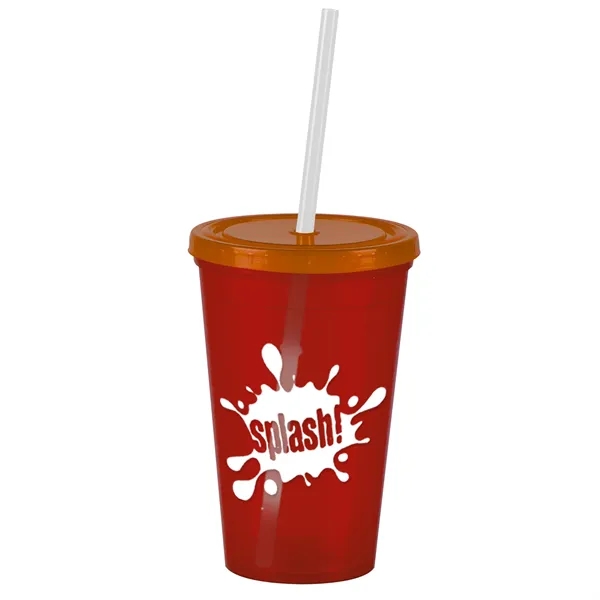 16 oz Insulated Straw Tumbler... from ASI 40480 Koozie Group