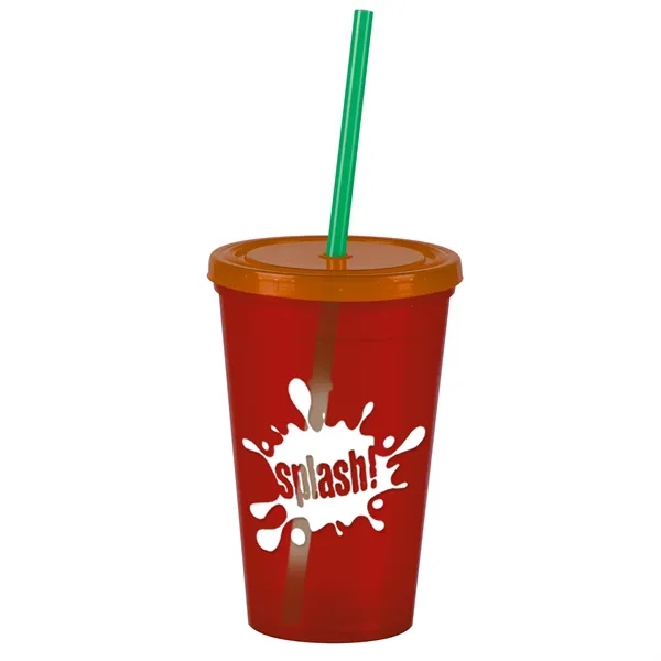 16 oz Insulated Straw Tumbler... from ASI 40480 Koozie Group