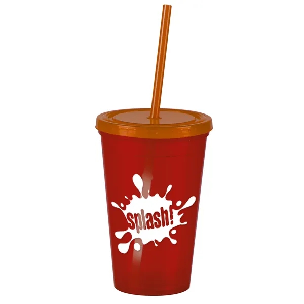 16 oz Insulated Straw Tumbler... from ASI 40480 Koozie Group
