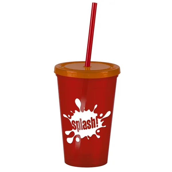 16 oz Insulated Straw Tumbler... from ASI 40480 Koozie Group