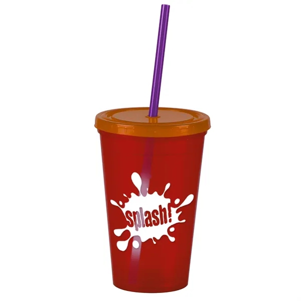 16 oz Insulated Straw Tumbler... from ASI 40480 Koozie Group