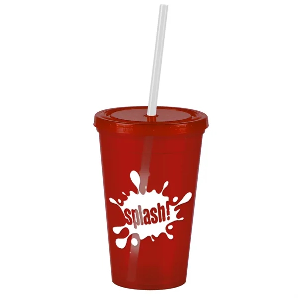 16 oz Insulated Straw Tumbler... from ASI 40480 Koozie Group