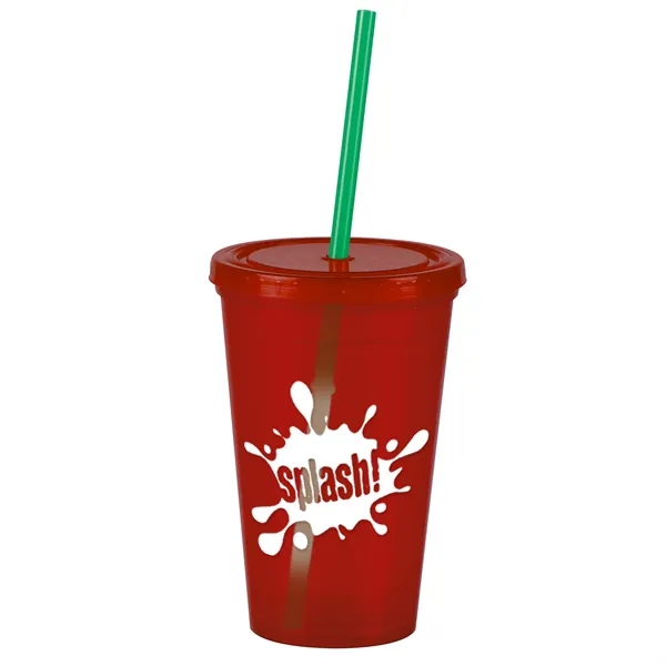 16 oz Insulated Straw Tumbler... from ASI 40480 Koozie Group