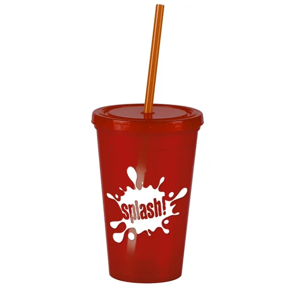 16 oz Insulated Straw Tumbler... from ASI 40480 Koozie Group