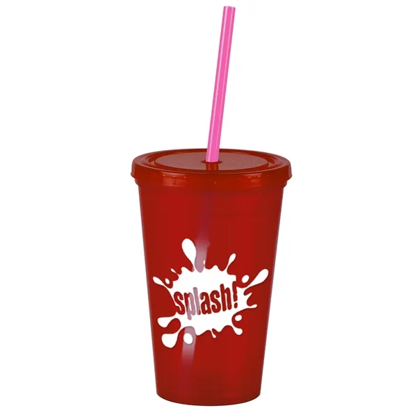 16 oz Insulated Straw Tumbler... from ASI 40480 Koozie Group