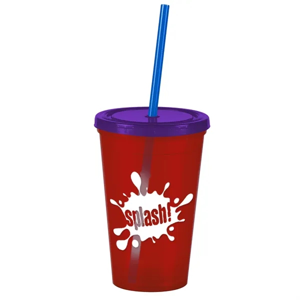 16 oz Insulated Straw Tumbler... from ASI 40480 Koozie Group