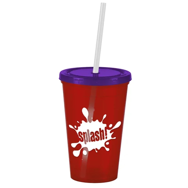 16 oz Insulated Straw Tumbler... from ASI 40480 Koozie Group