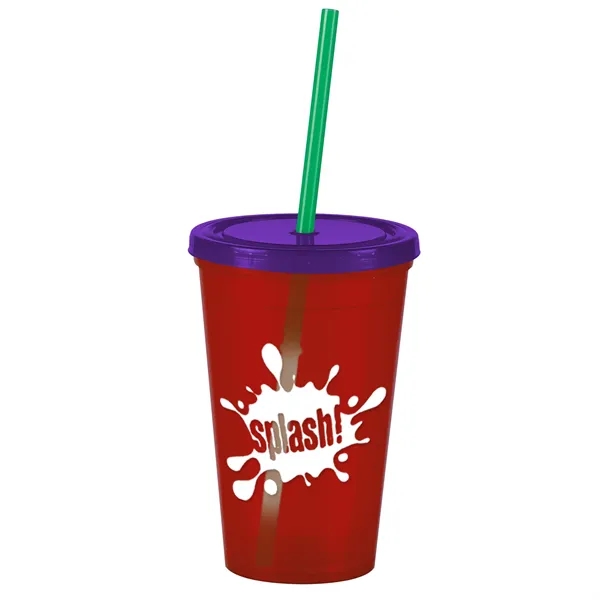 16 oz Insulated Straw Tumbler... from ASI 40480 Koozie Group