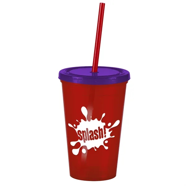 16 oz Insulated Straw Tumbler... from ASI 40480 Koozie Group