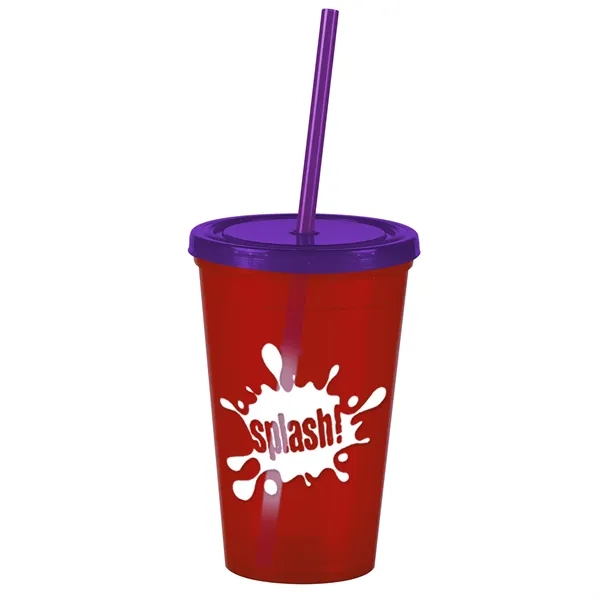 16 oz Insulated Straw Tumbler... from ASI 40480 Koozie Group