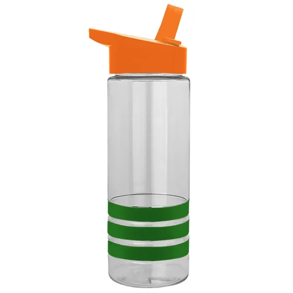Garyline® Sergeant Stripe Tritan® Bottle with Flip-Straw ...... from ASI 40480 Koozie Group