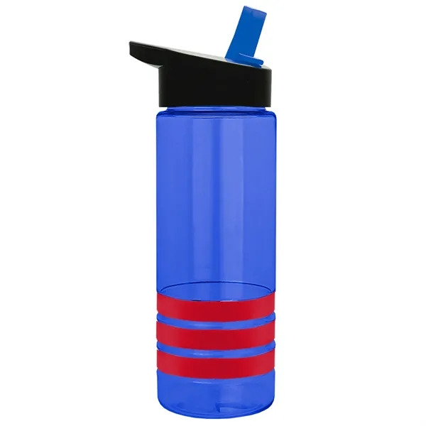 Garyline® Sergeant Stripe Tritan® Bottle with Flip-Straw ...... from ASI 40480 Koozie Group