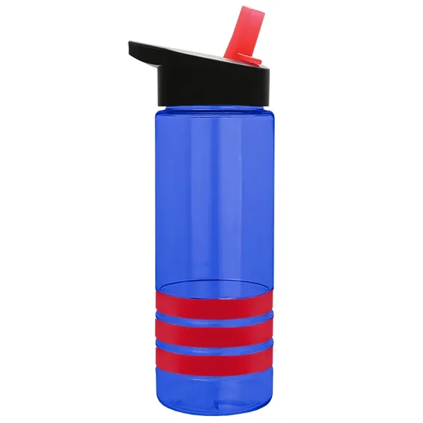 Garyline® Sergeant Stripe Tritan® Bottle with Flip-Straw ...... from ASI 40480 Koozie Group