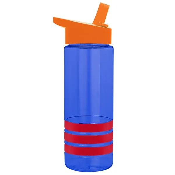 Garyline® Sergeant Stripe Tritan® Bottle with Flip-Straw ...... from ASI 40480 Koozie Group