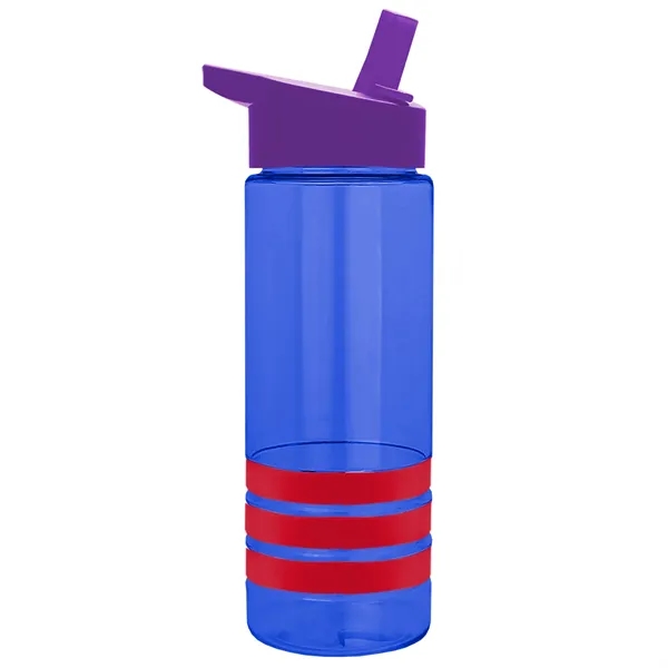 Garyline® Sergeant Stripe Tritan® Bottle with Flip-Straw ...... from ASI 40480 Koozie Group