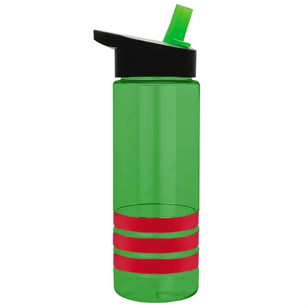 Garyline® Sergeant Stripe Tritan® Bottle with Flip-Straw ...... from ASI 40480 Koozie Group