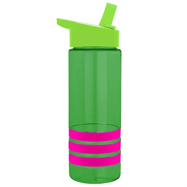 Garyline® Sergeant Stripe Tritan® Bottle with Flip-Straw ...... from ASI 40480 Koozie Group