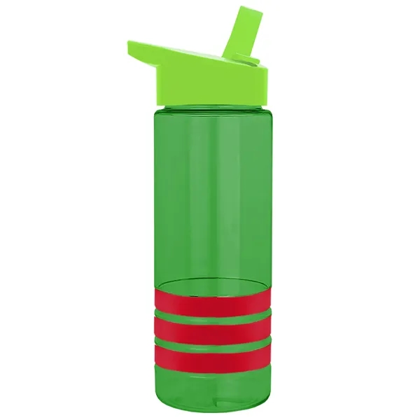 Garyline® Sergeant Stripe Tritan® Bottle with Flip-Straw ...... from ASI 40480 Koozie Group