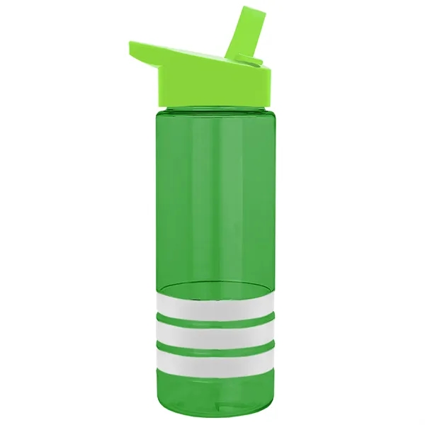 Garyline® Sergeant Stripe Tritan® Bottle with Flip-Straw ...... from ASI 40480 Koozie Group