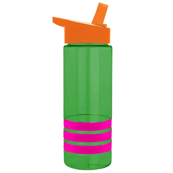 Garyline® Sergeant Stripe Tritan® Bottle with Flip-Straw ...... from ASI 40480 Koozie Group
