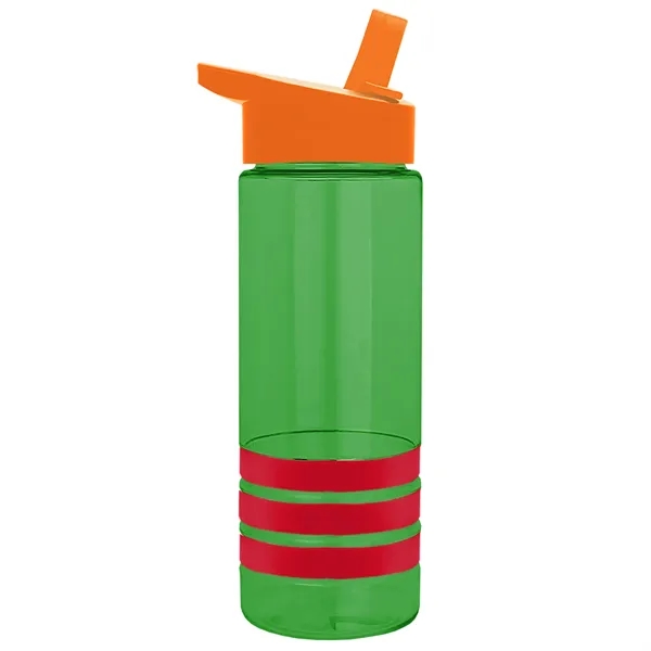 Garyline® Sergeant Stripe Tritan® Bottle with Flip-Straw ...... from ASI 40480 Koozie Group
