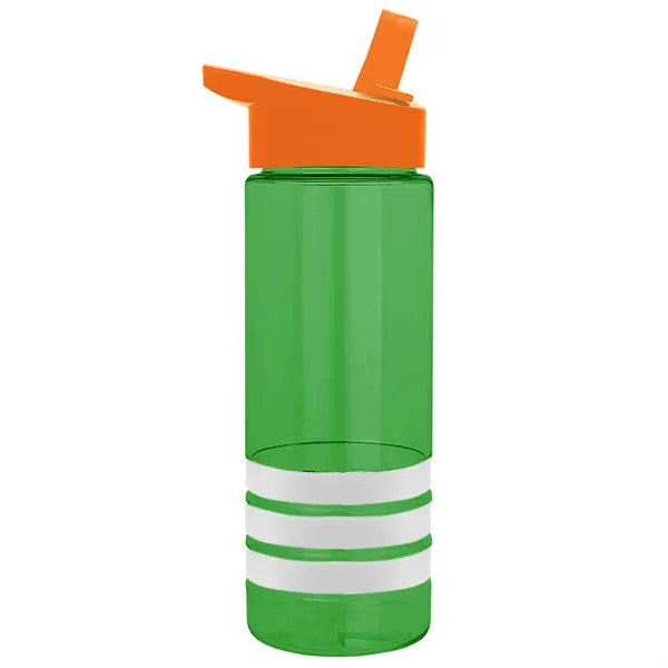 Garyline® Sergeant Stripe Tritan® Bottle with Flip-Straw ...... from ASI 40480 Koozie Group