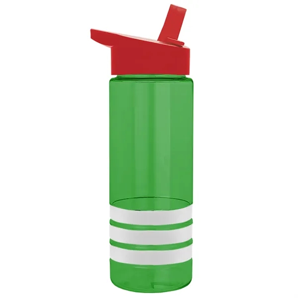 Garyline® Sergeant Stripe Tritan® Bottle with Flip-Straw ...... from ASI 40480 Koozie Group