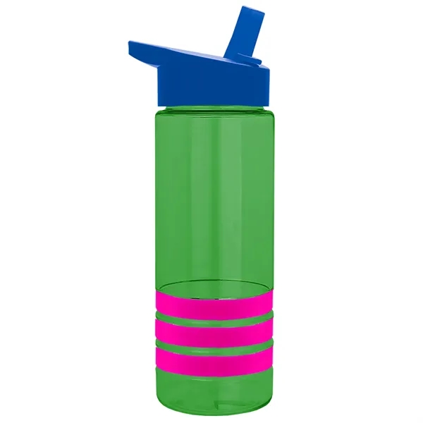 Garyline® Sergeant Stripe Tritan® Bottle with Flip-Straw ...... from ASI 40480 Koozie Group