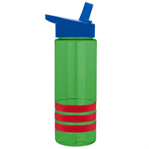 Garyline® Sergeant Stripe Tritan® Bottle with Flip-Straw ...... from ASI 40480 Koozie Group