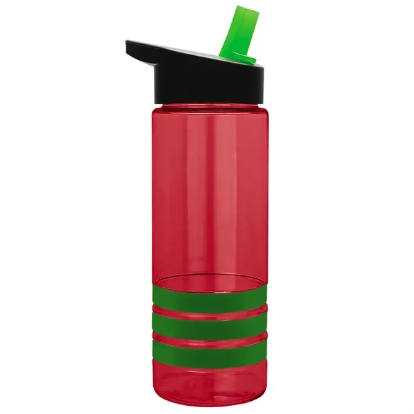 Garyline® Sergeant Stripe Tritan® Bottle with Flip-Straw ...... from ASI 40480 Koozie Group