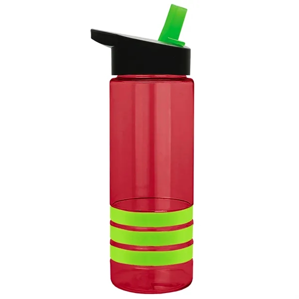 Garyline® Sergeant Stripe Tritan® Bottle with Flip-Straw ...... from ASI 40480 Koozie Group